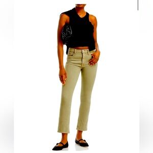 NWT Mother Superior “Insider Hover” jeans in color moss, Size 28.